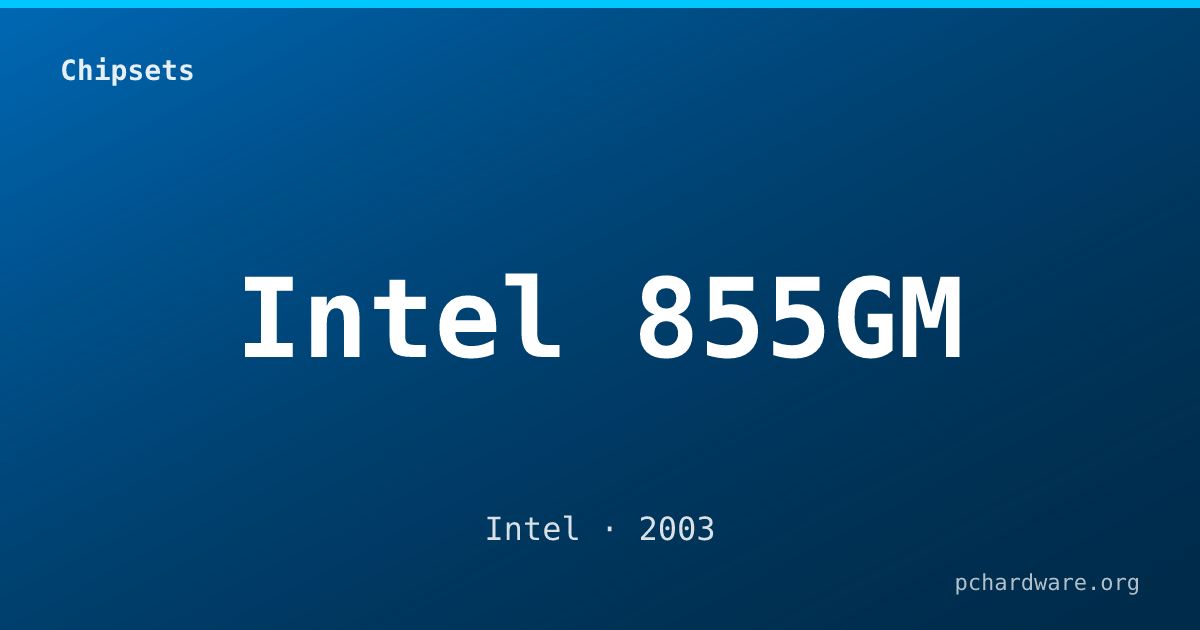 Intel 855GM card