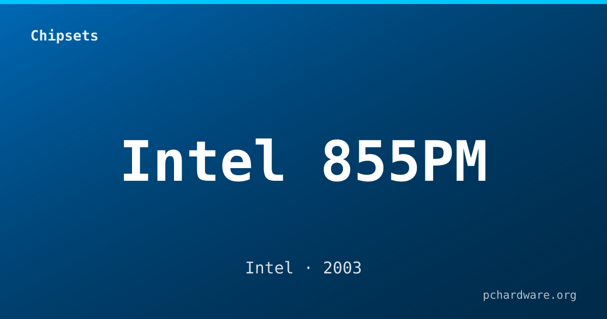 Intel 855PM card