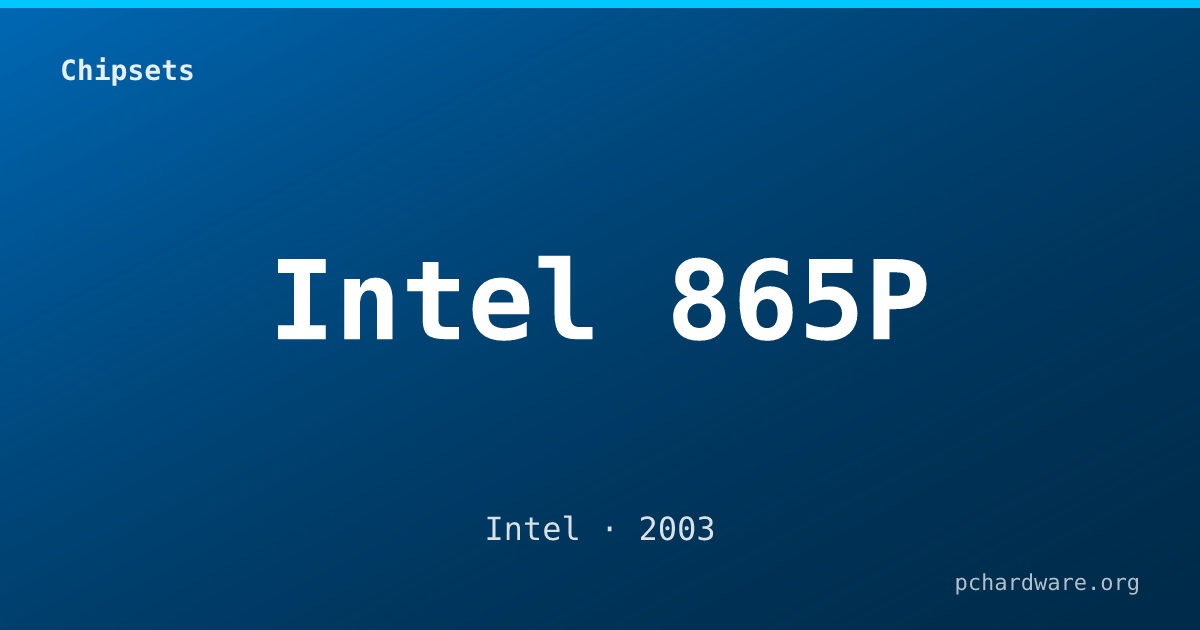 Intel 865P card