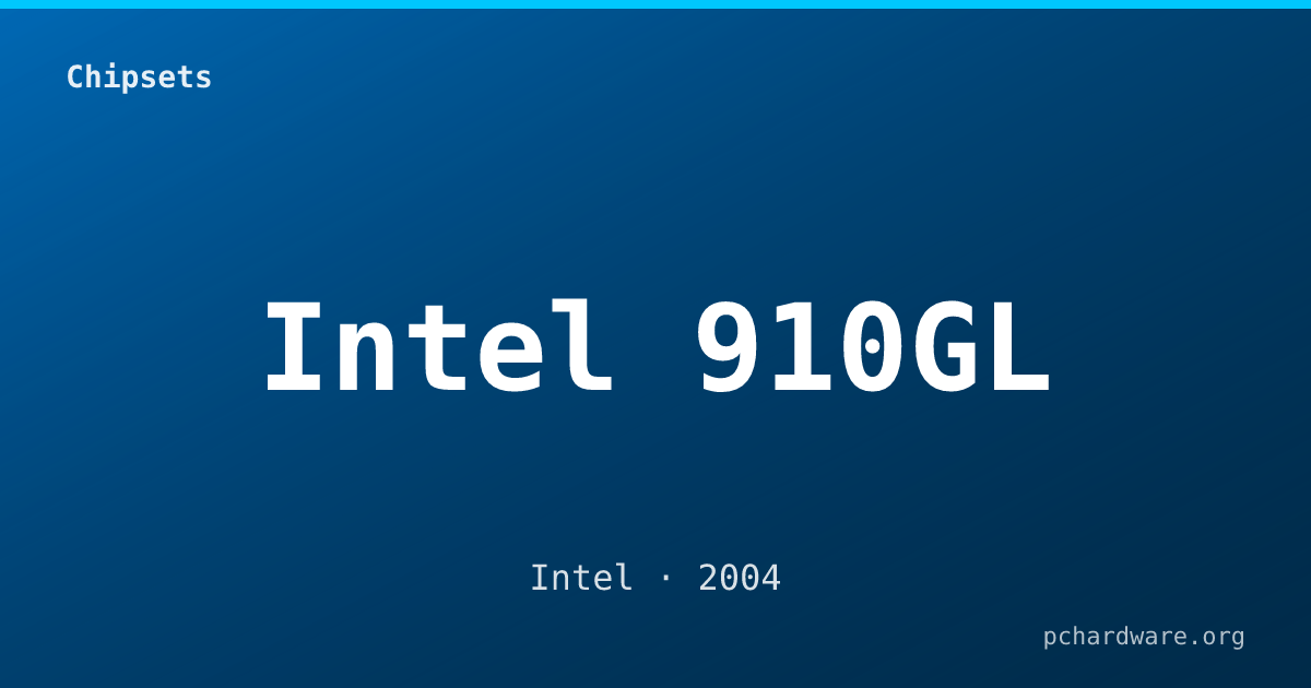 Intel 910GL card