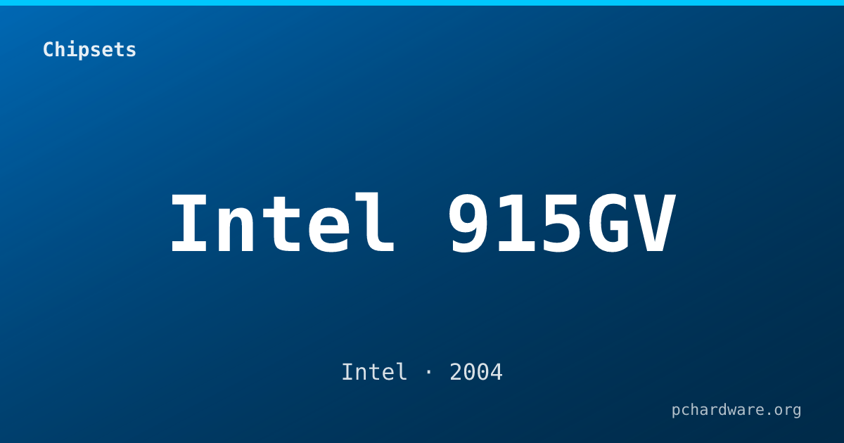 Intel 915GV card