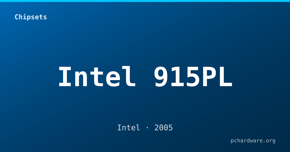 Intel 915PL card