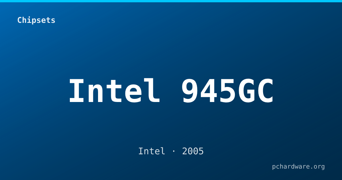 Intel 945GC card