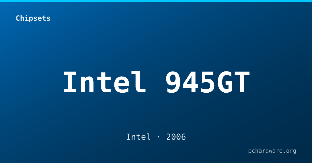 Intel 945GT card