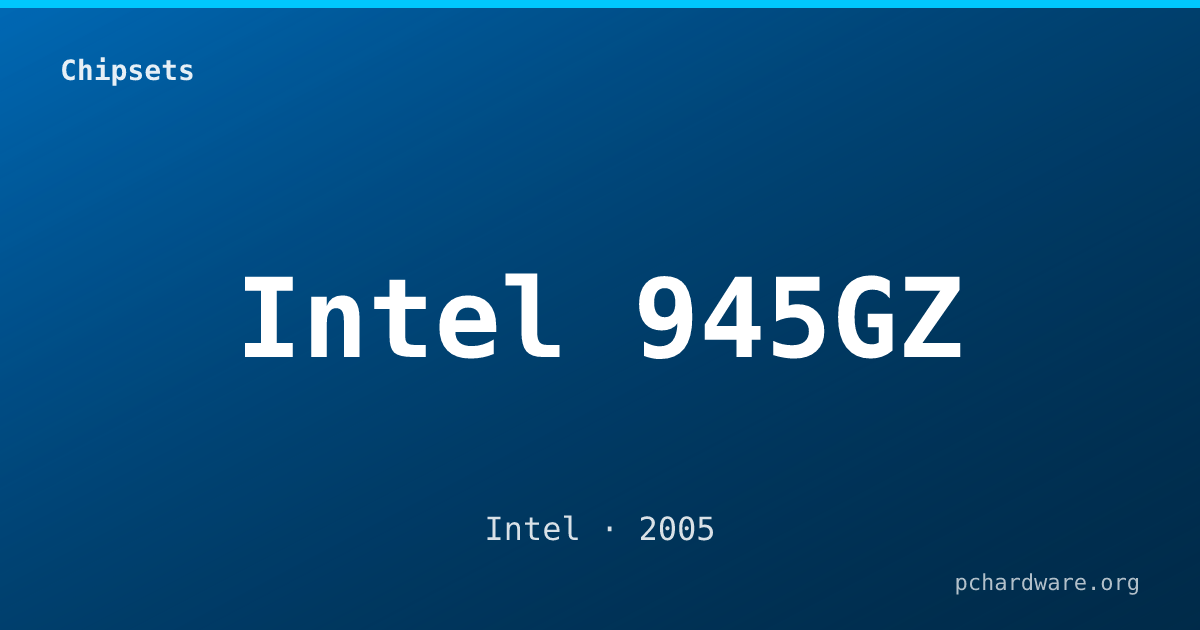 Intel 945GZ card