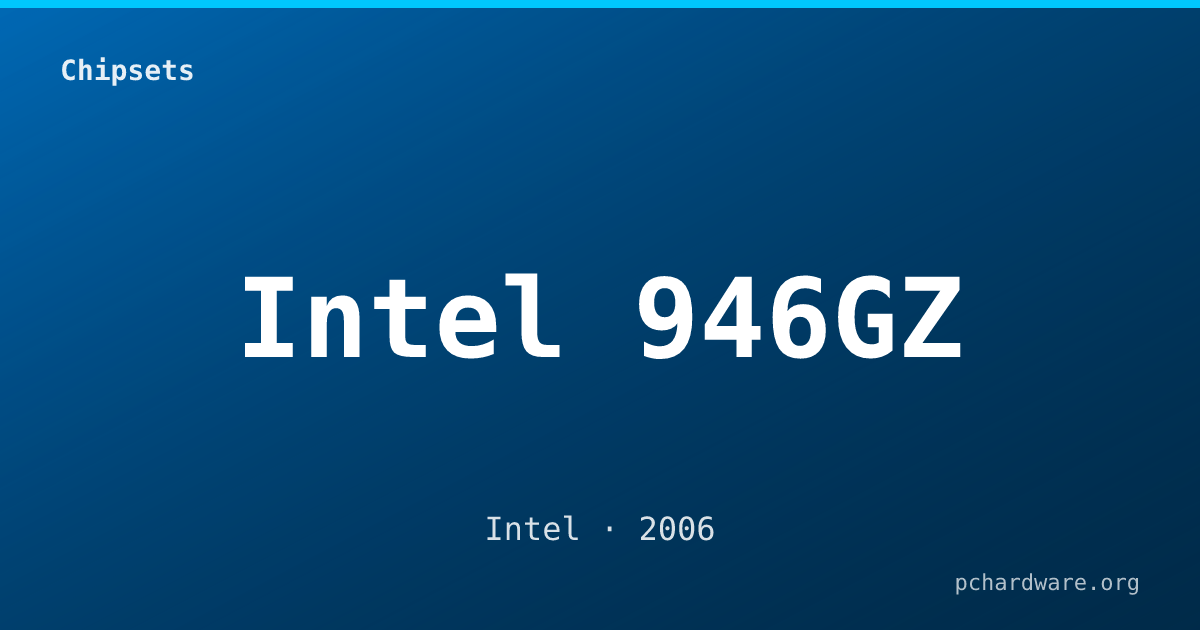 Intel 946GZ card