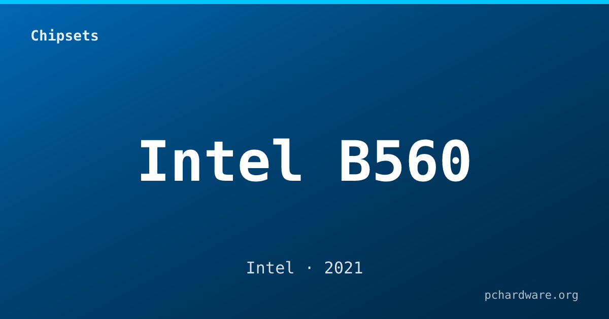 Intel B560 card