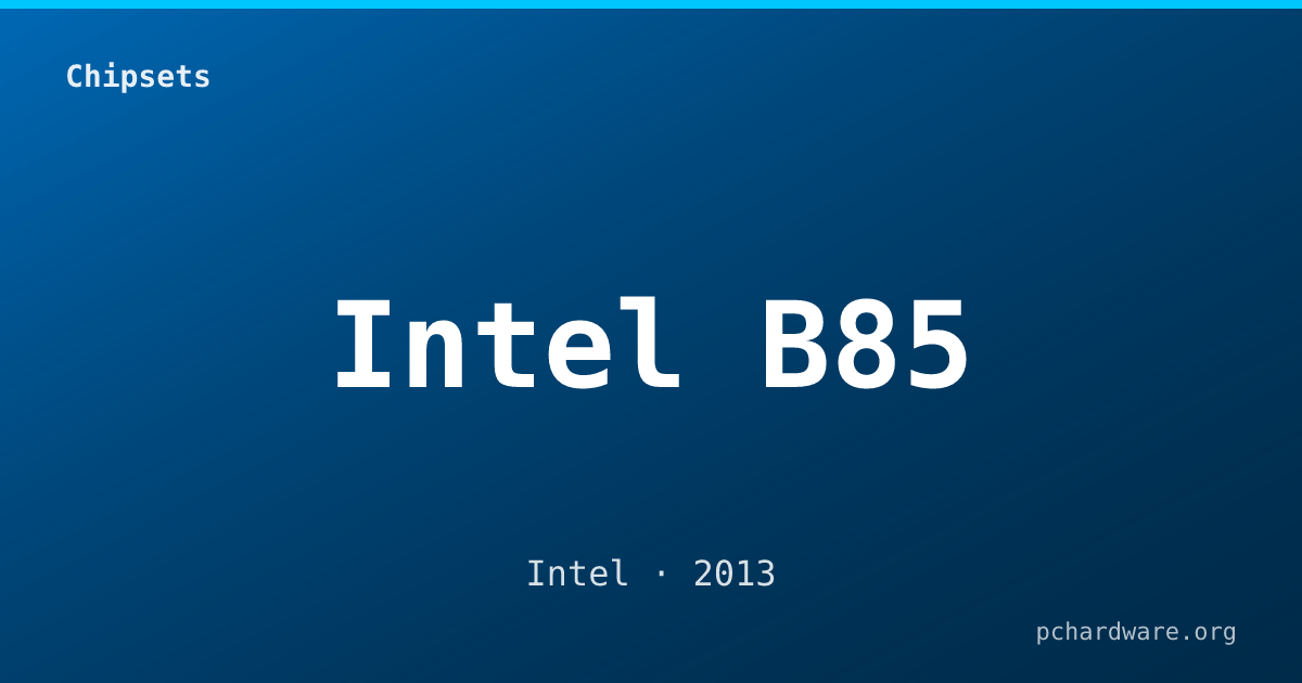 Intel B85 card