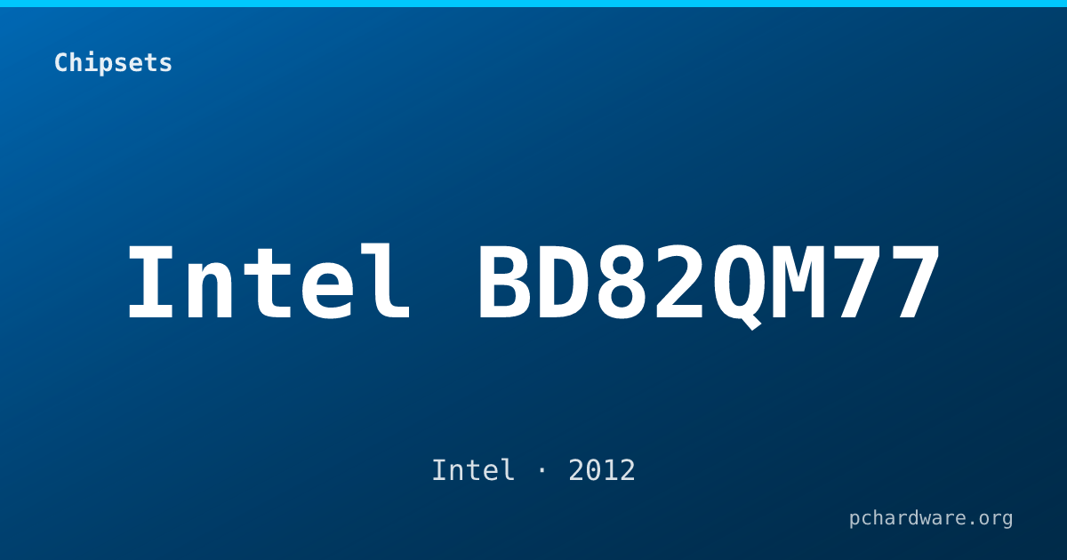 Intel BD82QM77 card