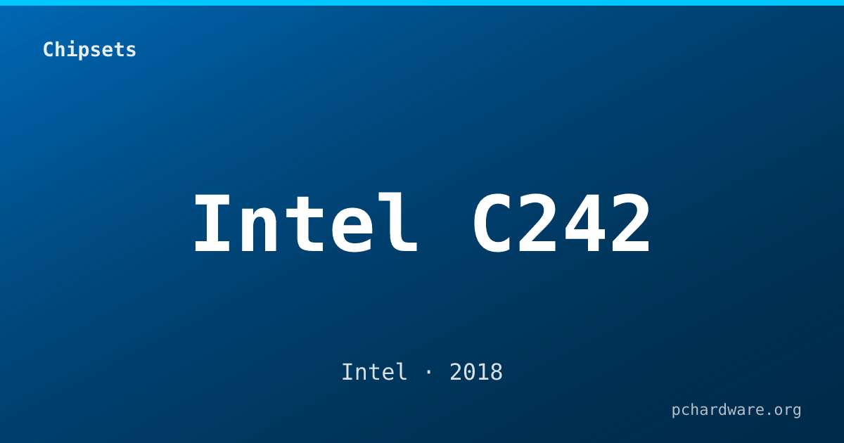 Intel C242 card