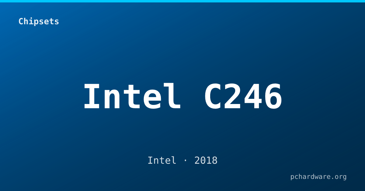 Intel C246 card