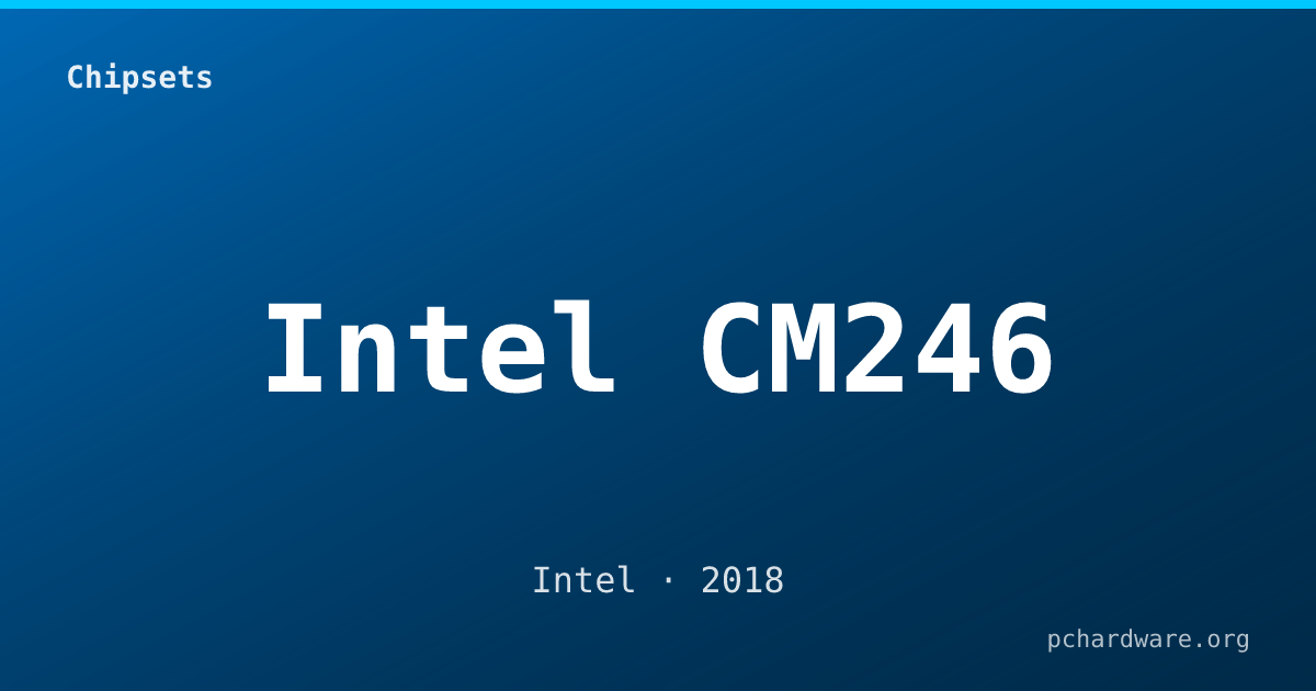 Intel CM246 card