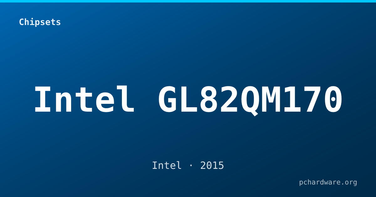 Intel GL82QM170 card