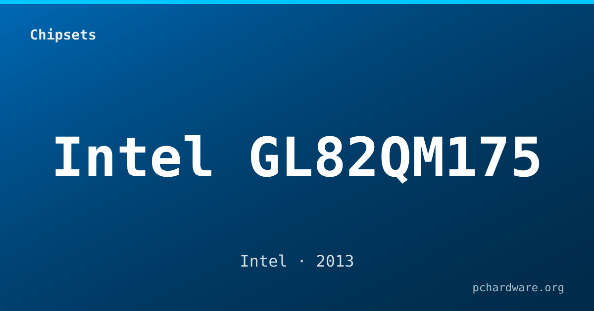 Intel GL82QM175 card