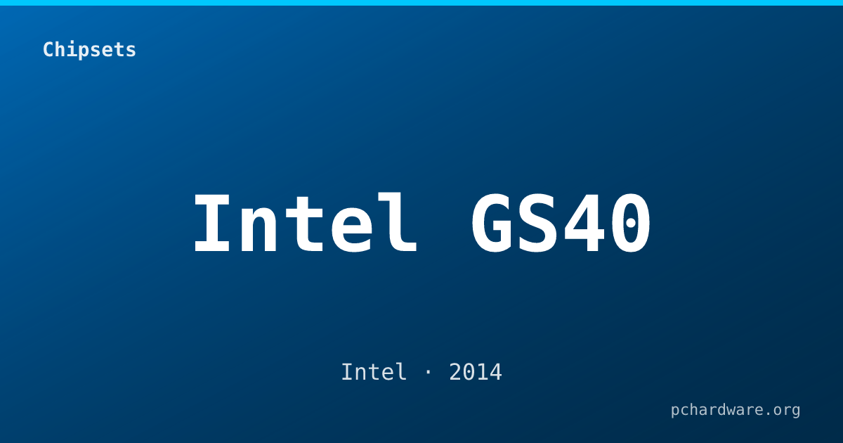 Intel GS40 card
