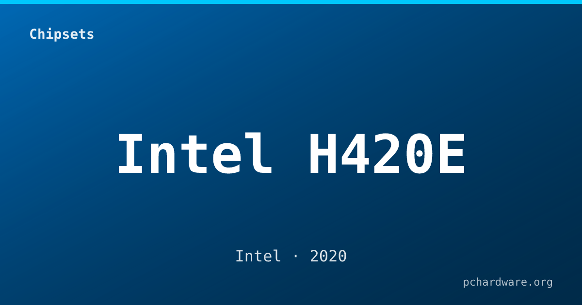 Intel H420E card
