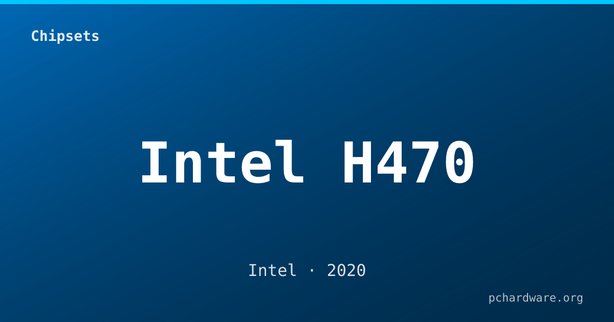 Intel H470 card
