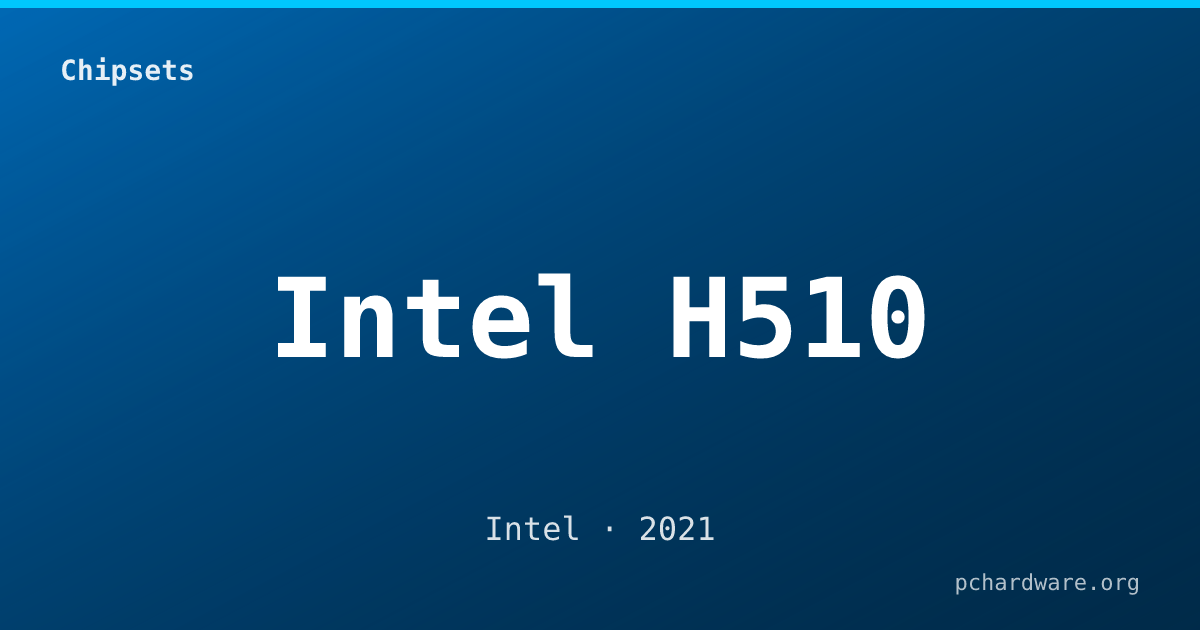 Intel H510 card