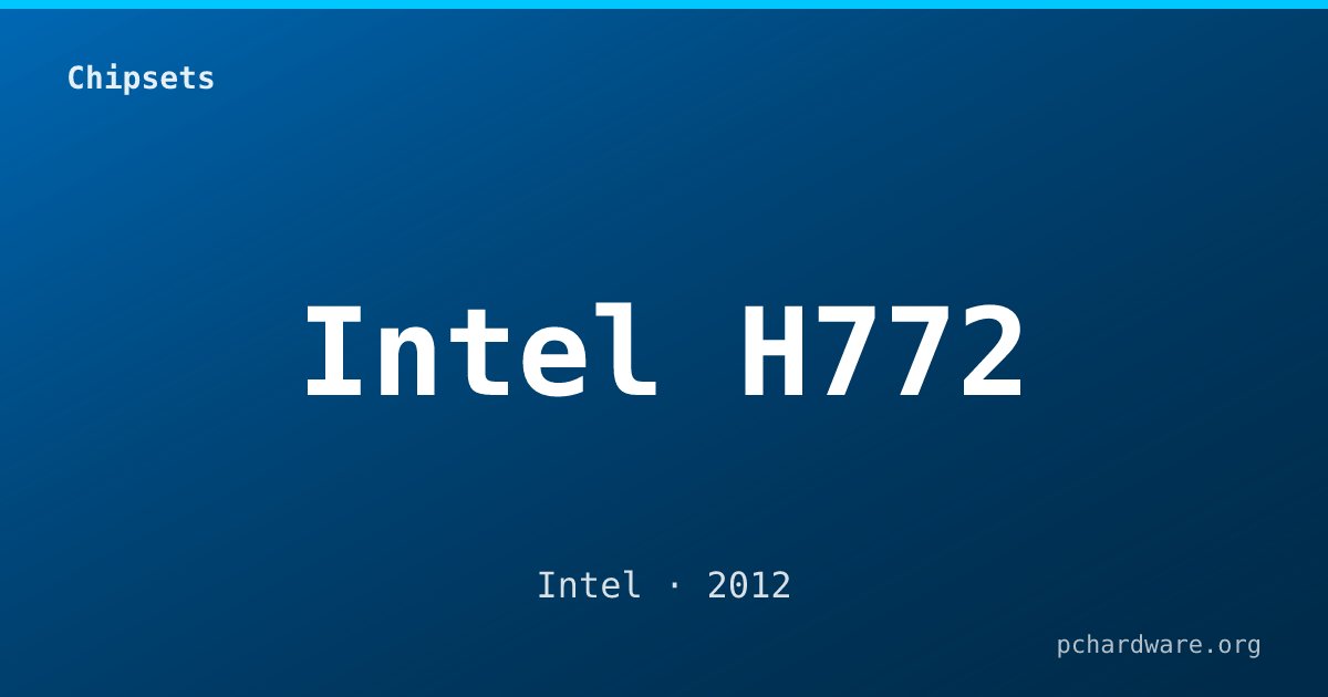 Intel H772 card