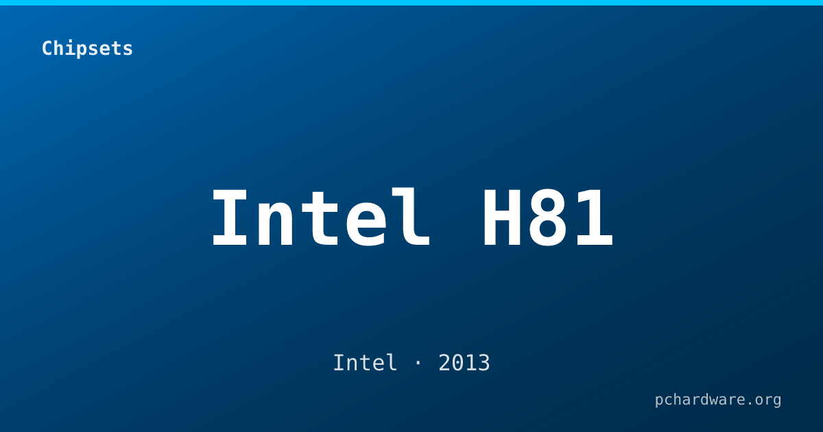 Intel H81 card