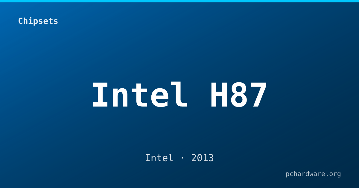 Intel H87 card