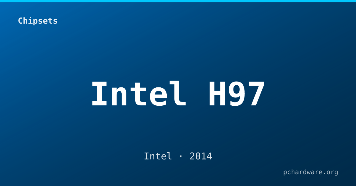 Intel H97 card