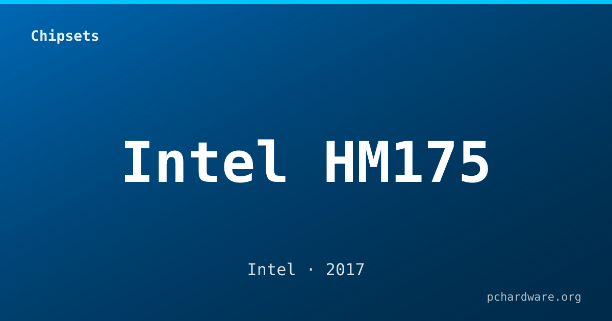Intel HM175 card