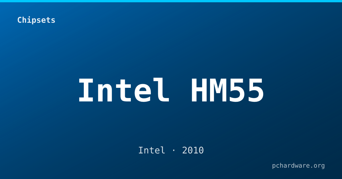 Intel HM55 card