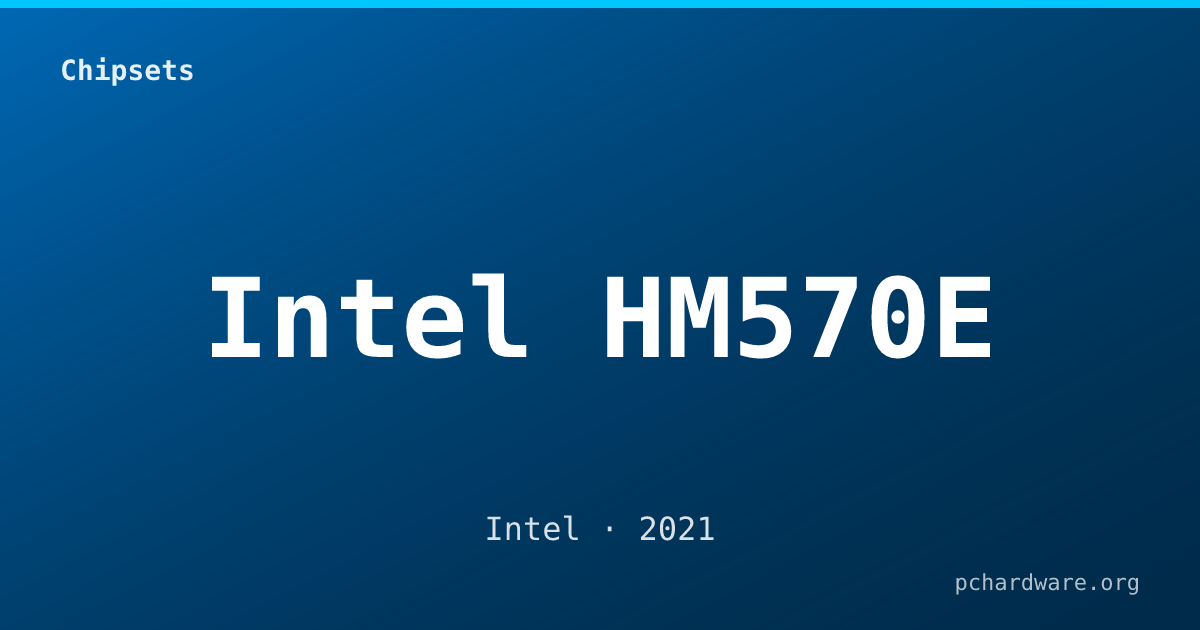 Intel HM570E card