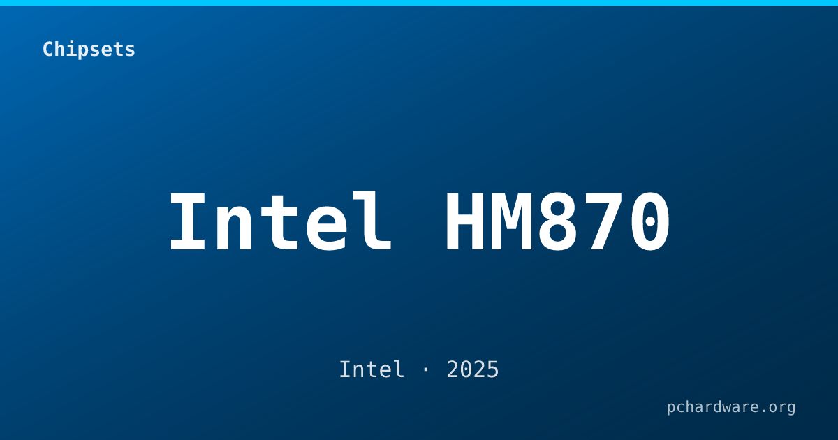 Intel HM870 card