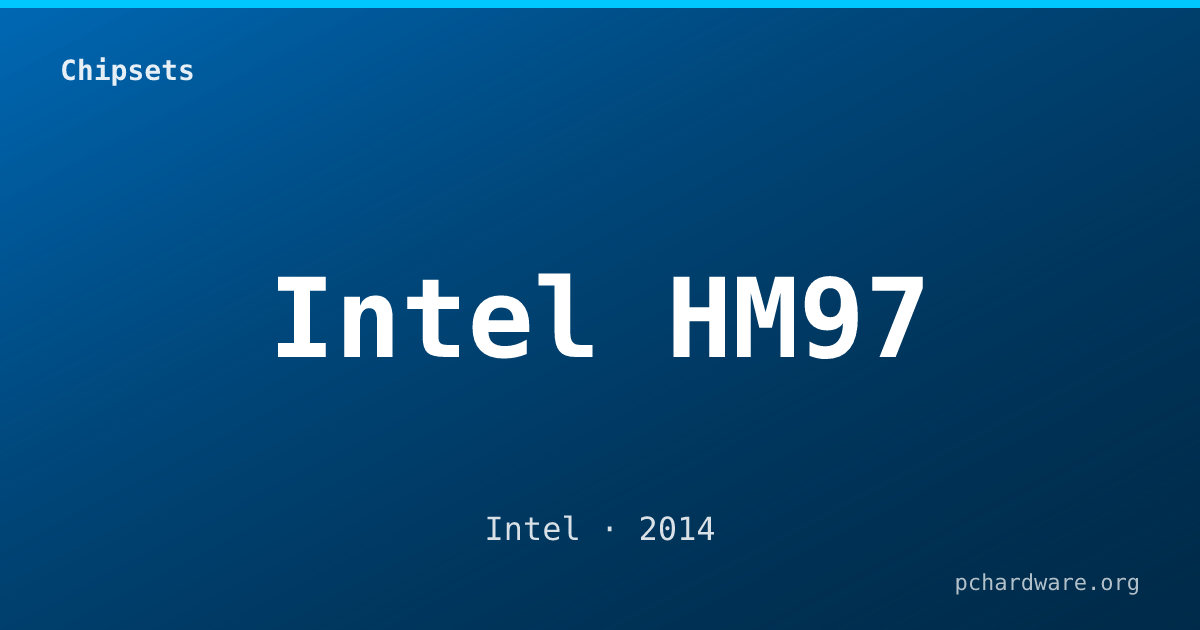 Intel HM97 card