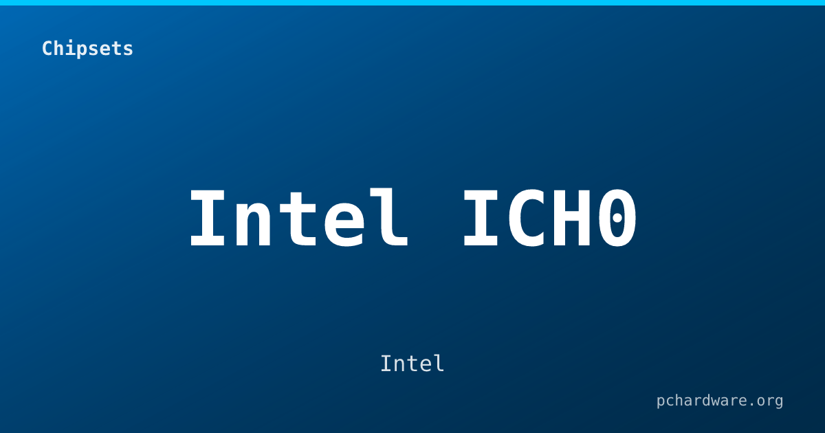 Intel ICH0 card