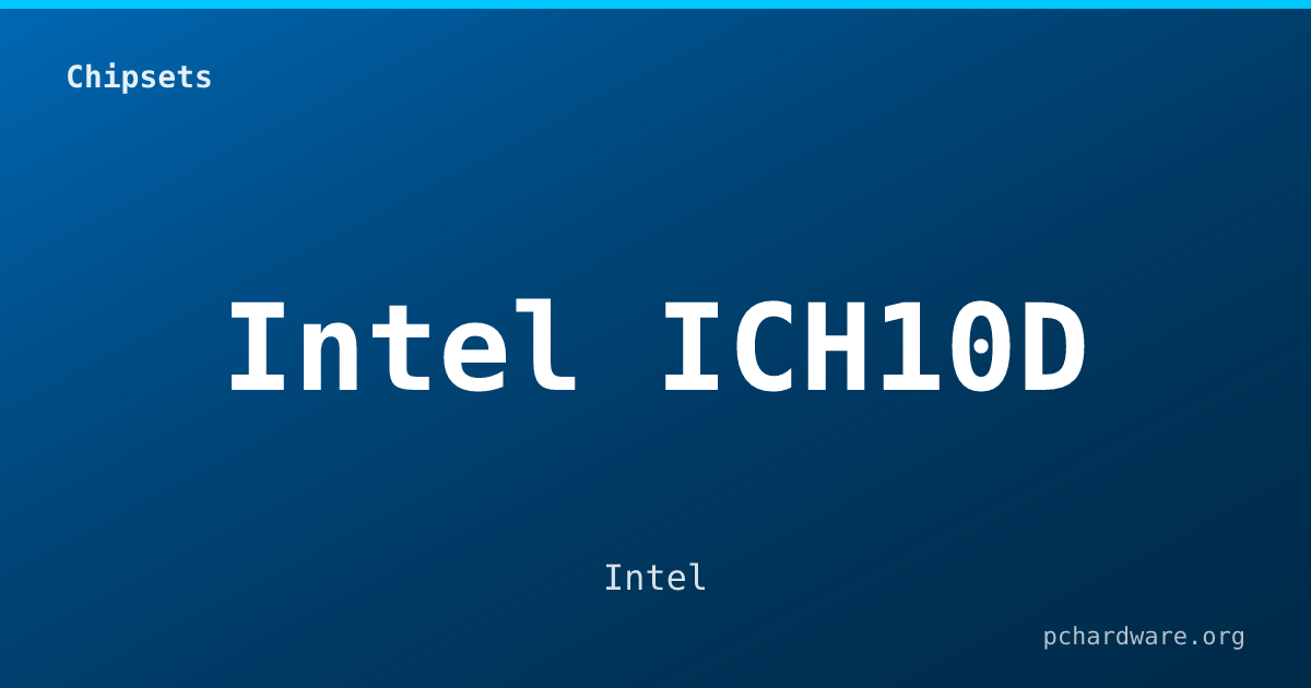 Intel ICH10D card
