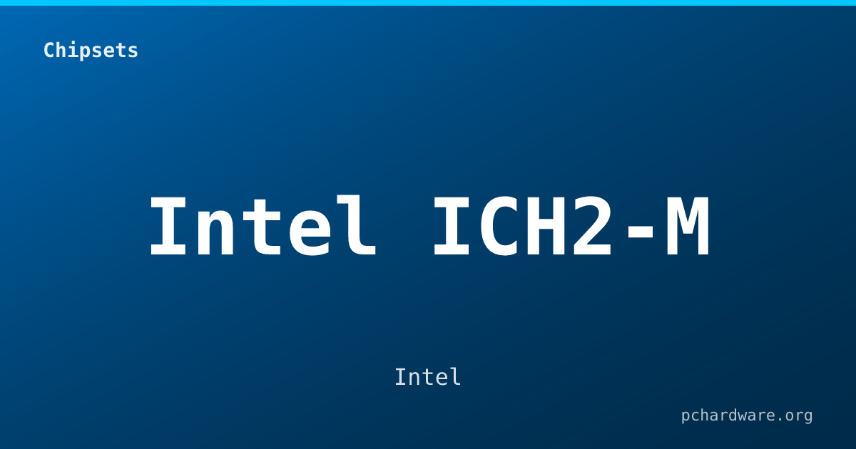 Intel ICH2-M card