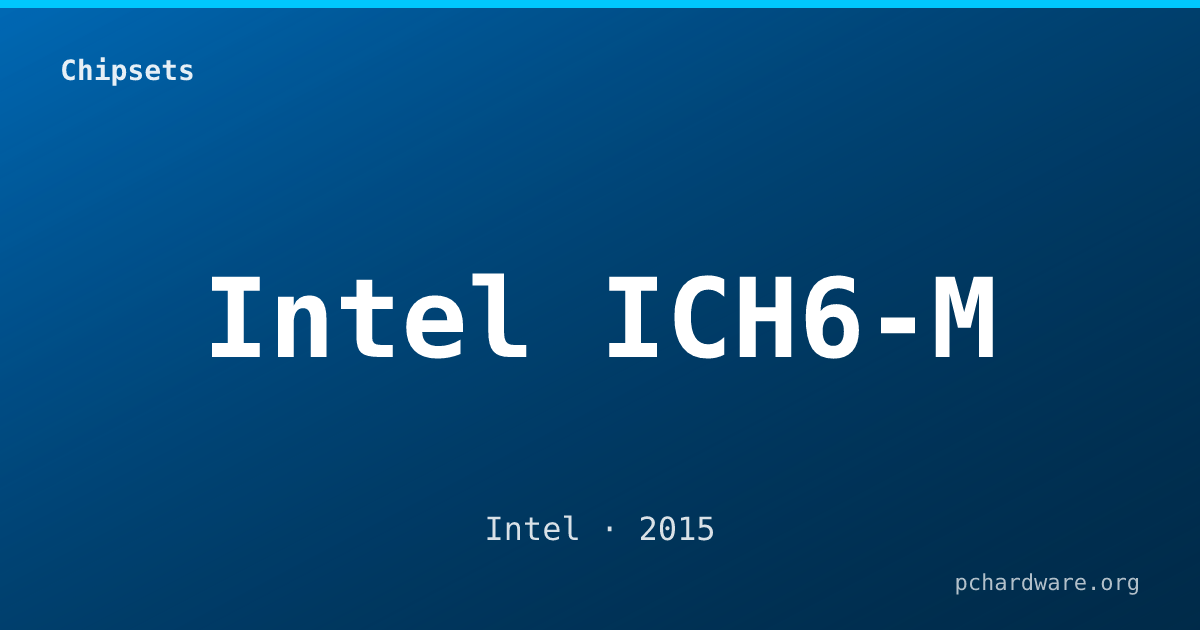 Intel ICH6-M card