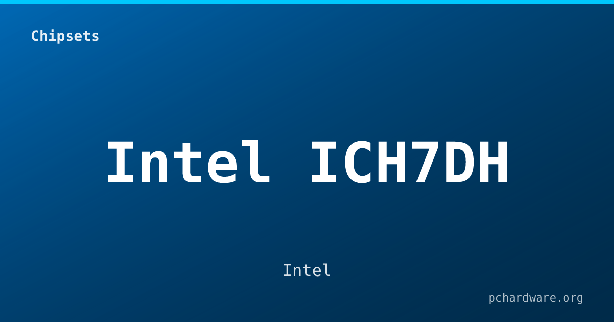 Intel ICH7DH card