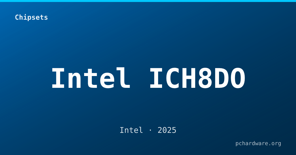 Intel ICH8DO card
