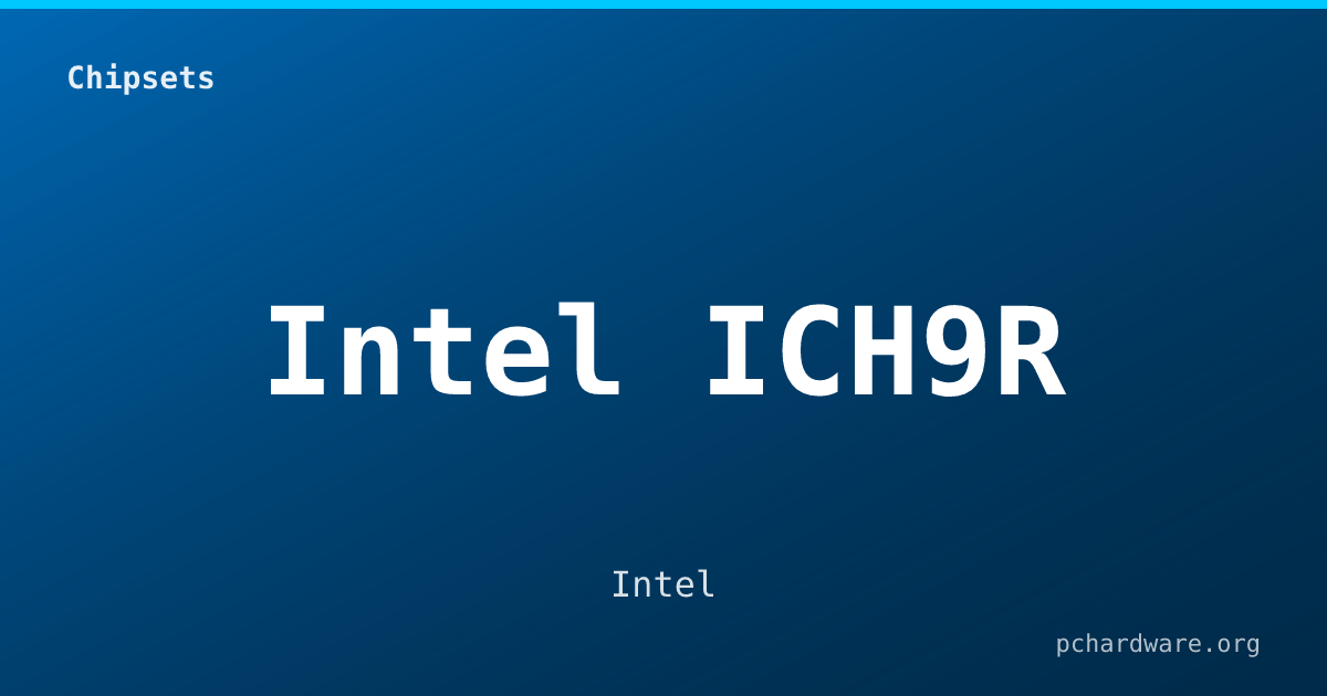 Intel ICH9R card