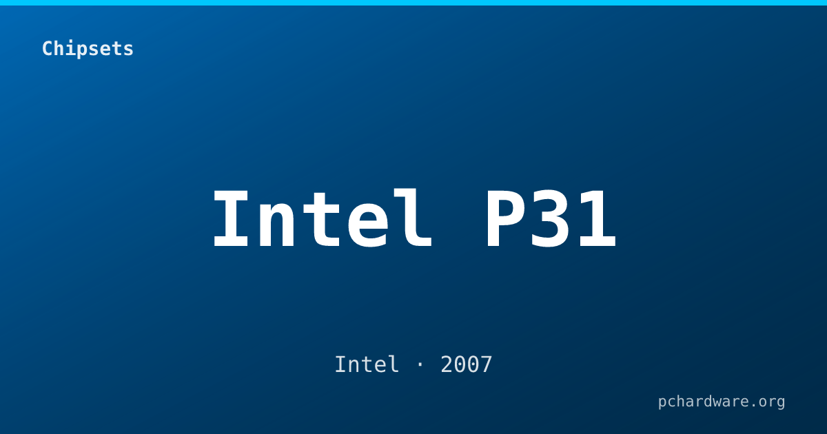 Intel P31 card