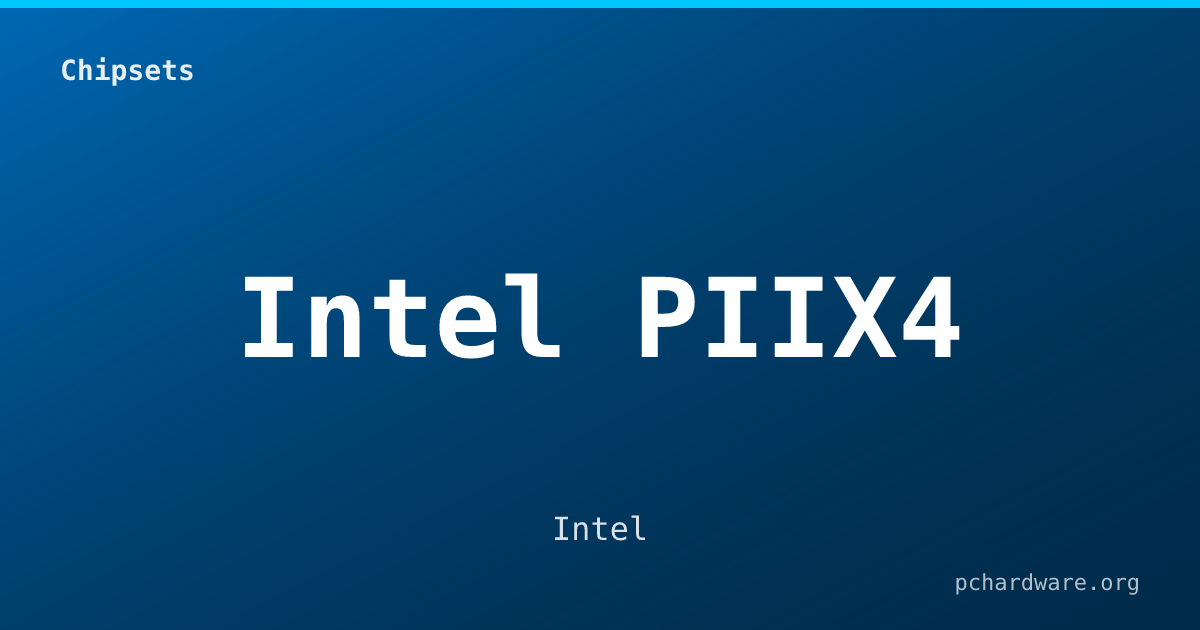 Intel PIIX4 card