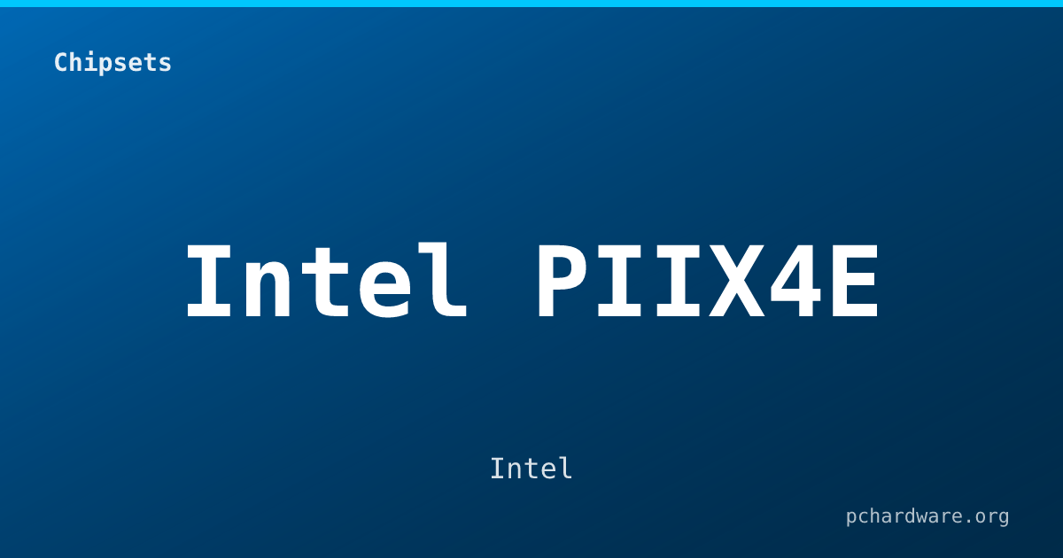 Intel PIIX4E card