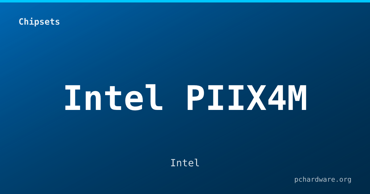 Intel PIIX4M card