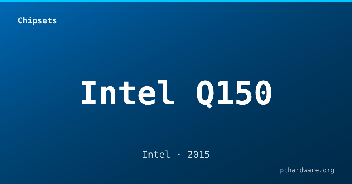 Intel Q150 card