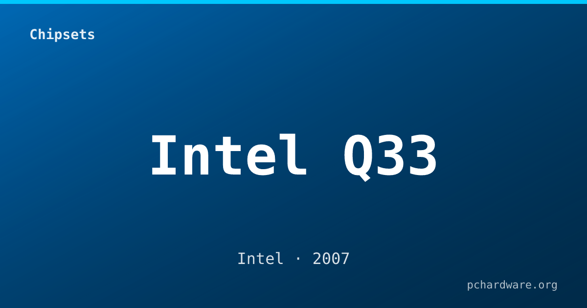 Intel Q33 card