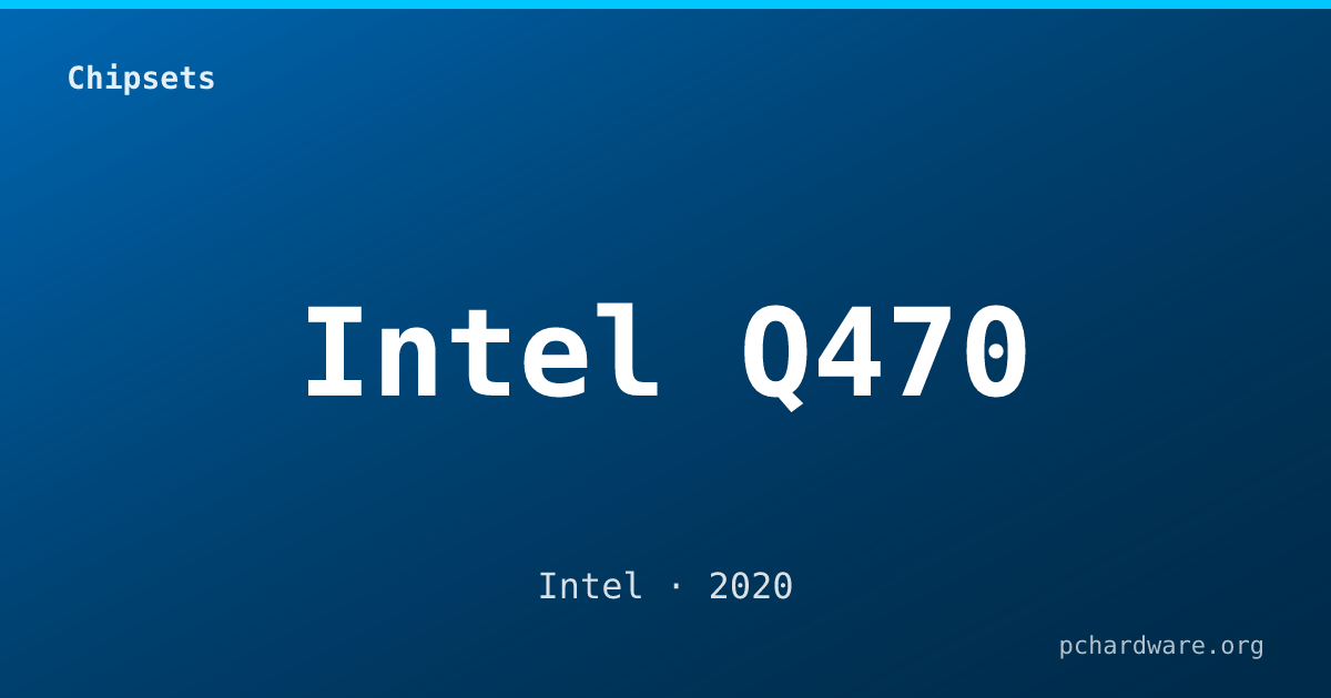 Intel Q470 card