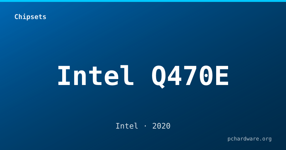 Intel Q470E card