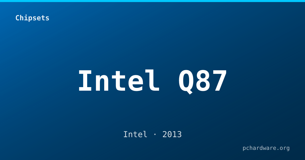 Intel Q87 card