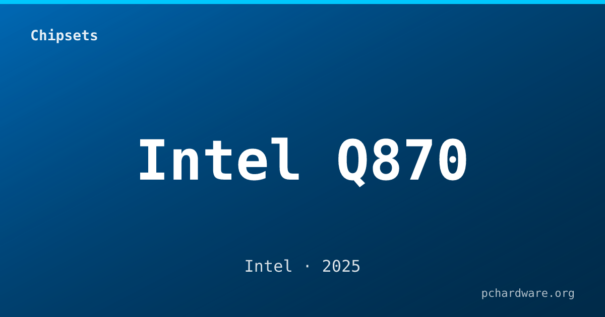 Intel Q870 card