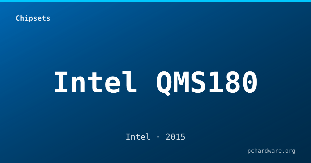 Intel QMS180 card