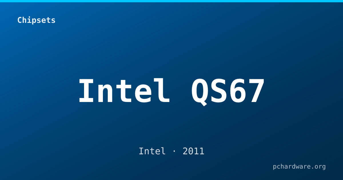 Intel QS67 card